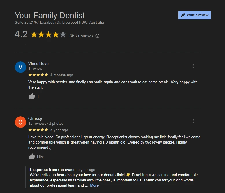 Our Patient Reviews